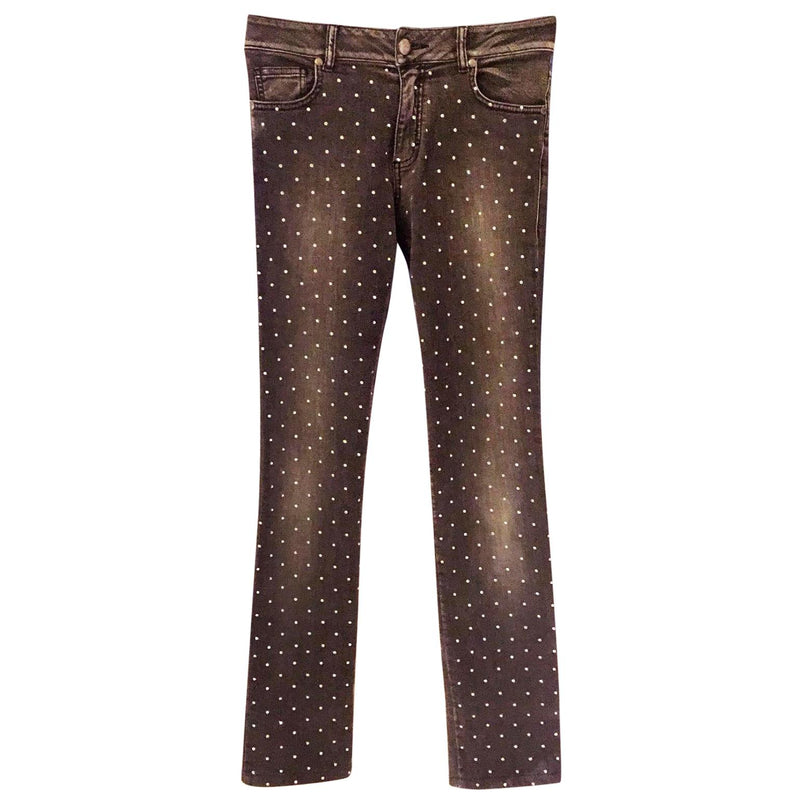 Blumarine Crystal skinny jeans