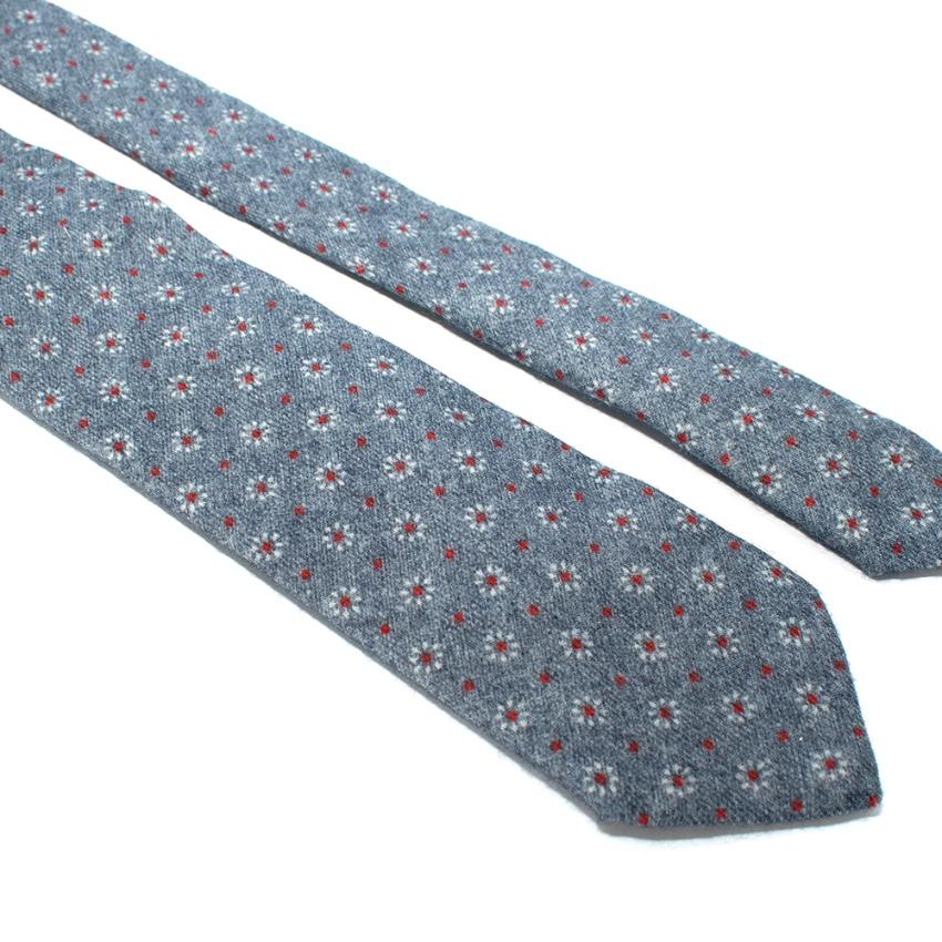 Rossi & Ghezi Blue Wool Tie
