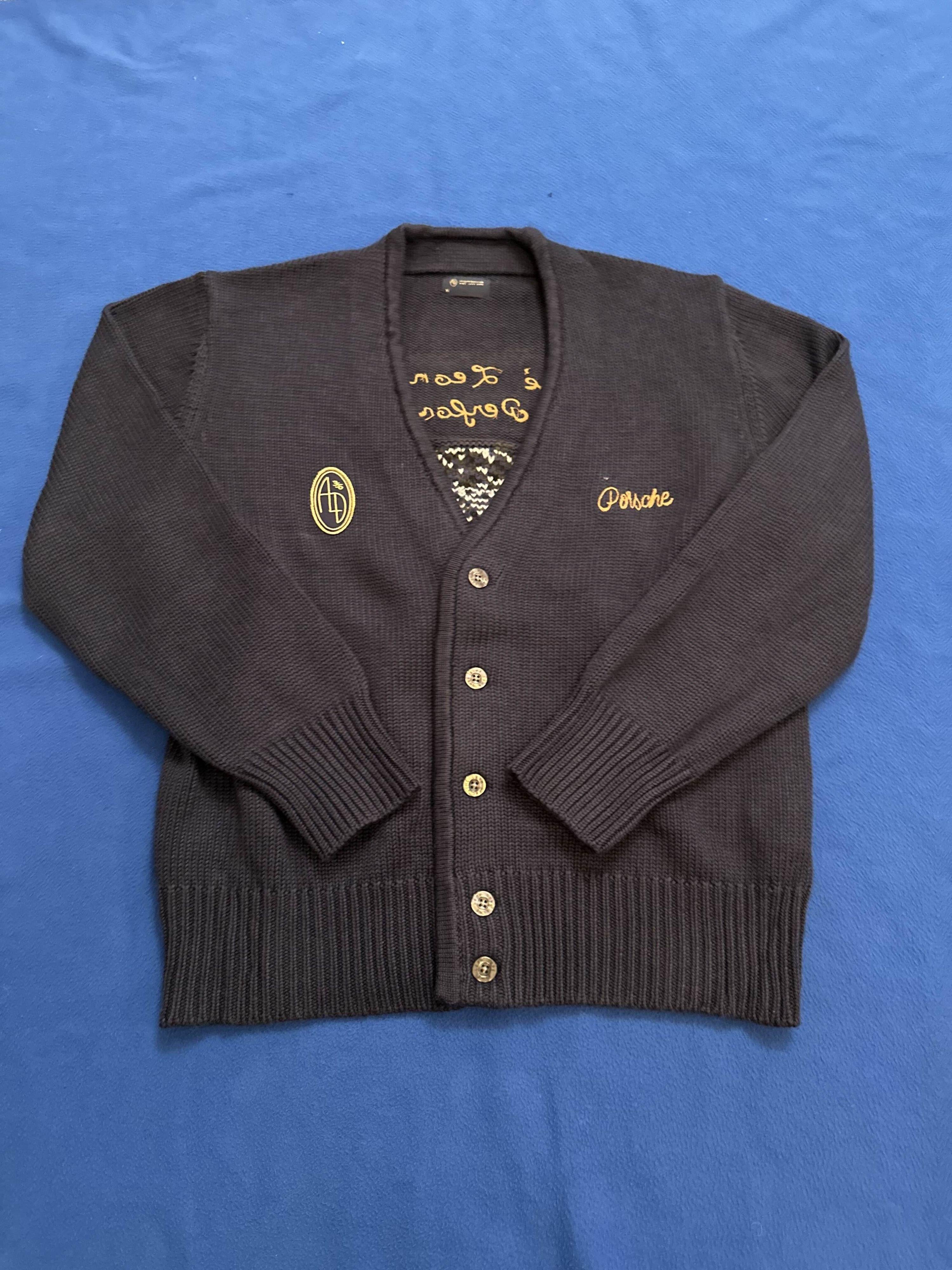 Porsche x ALD Aime Leon Doré Navy Cardigan
