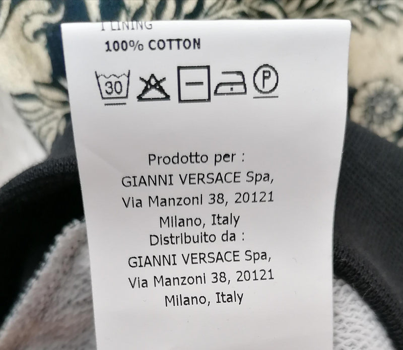 Leopard print cotton jersey hoodie