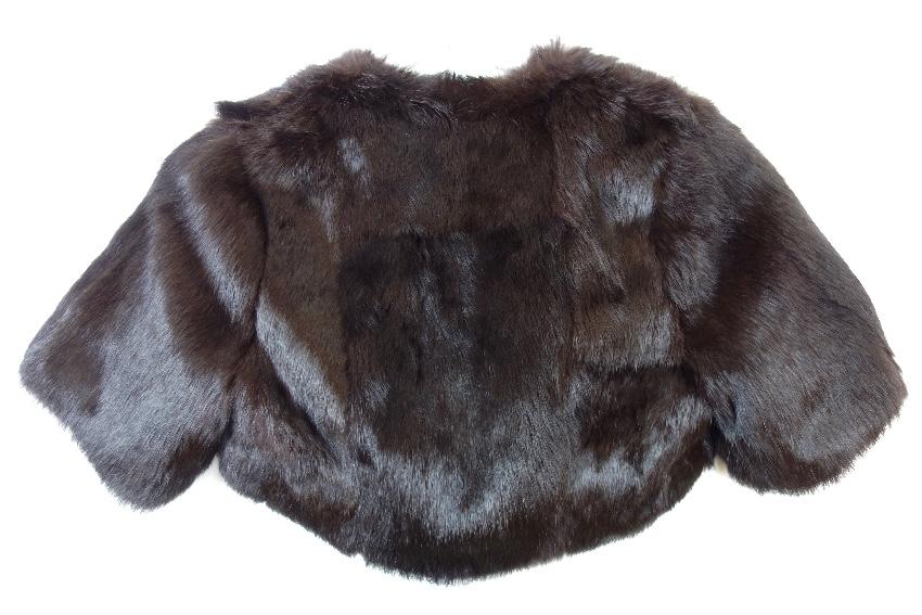 Bespoke Cropped Rabbit Fur Jacket