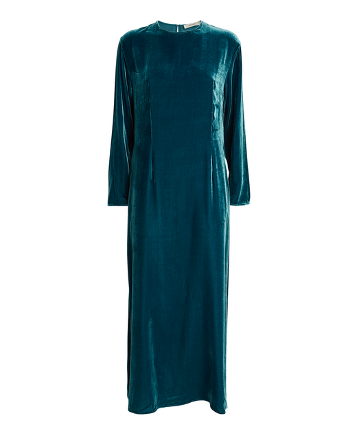 Asceno Jodie Velvet Midi Dress