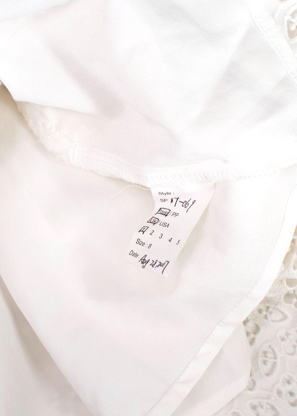 White Broderie Anglaise Dress