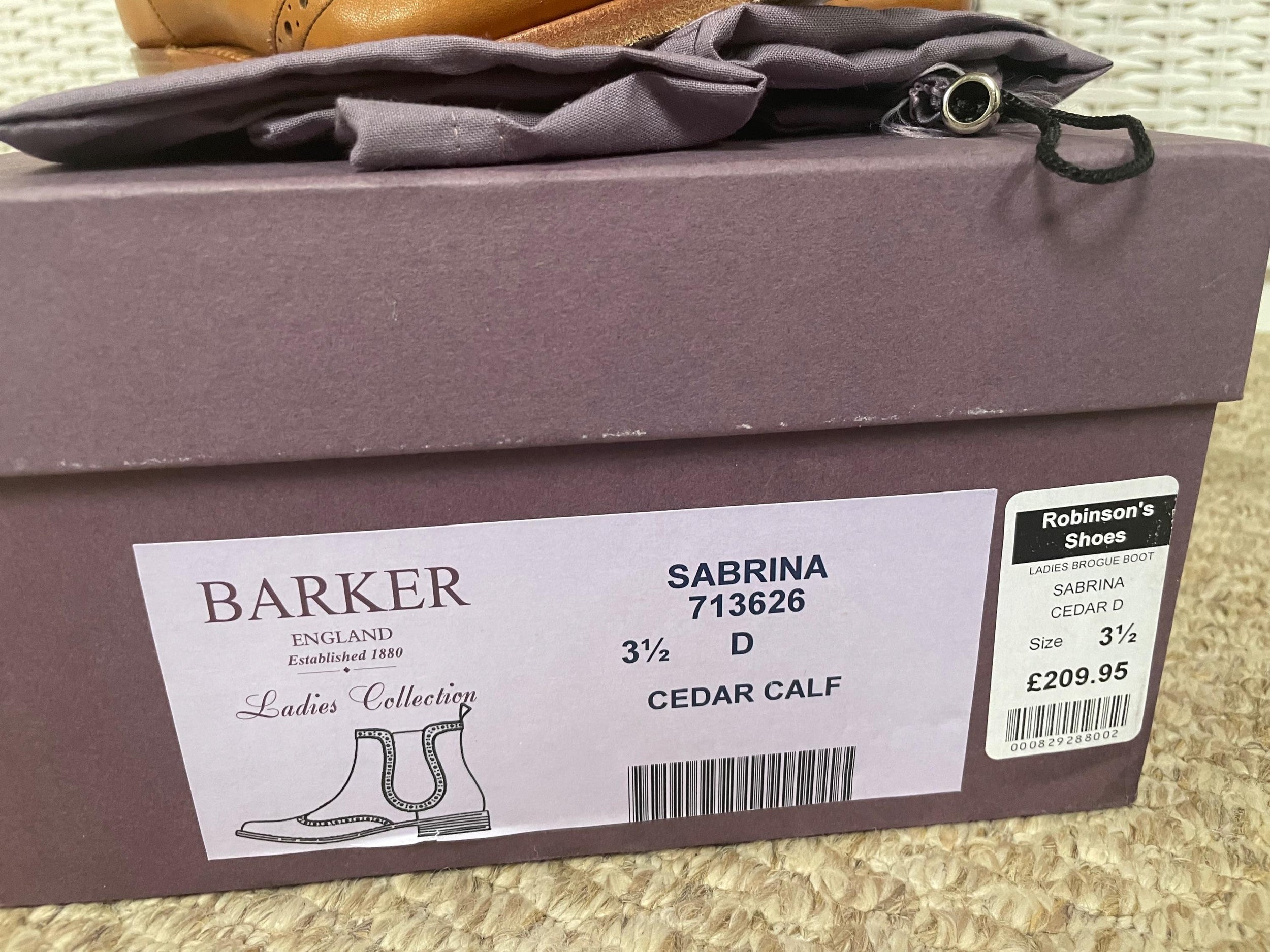 Sabrina Cedar Calf Ankle Boots