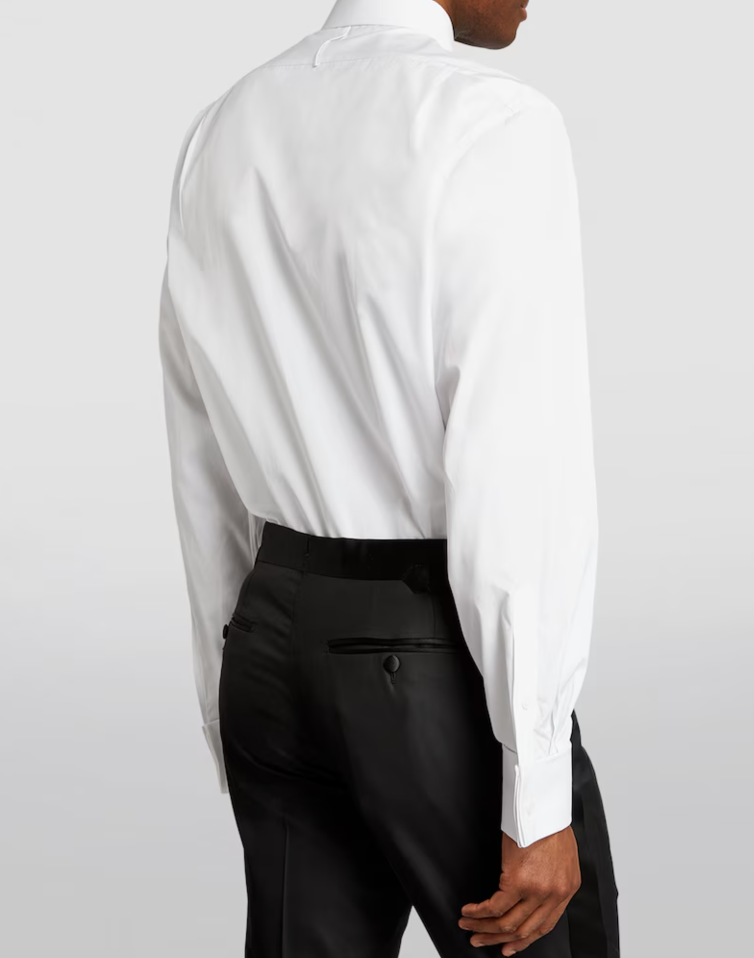 Ralph Lauren Purple Label Pleated Tuxedo Shirt