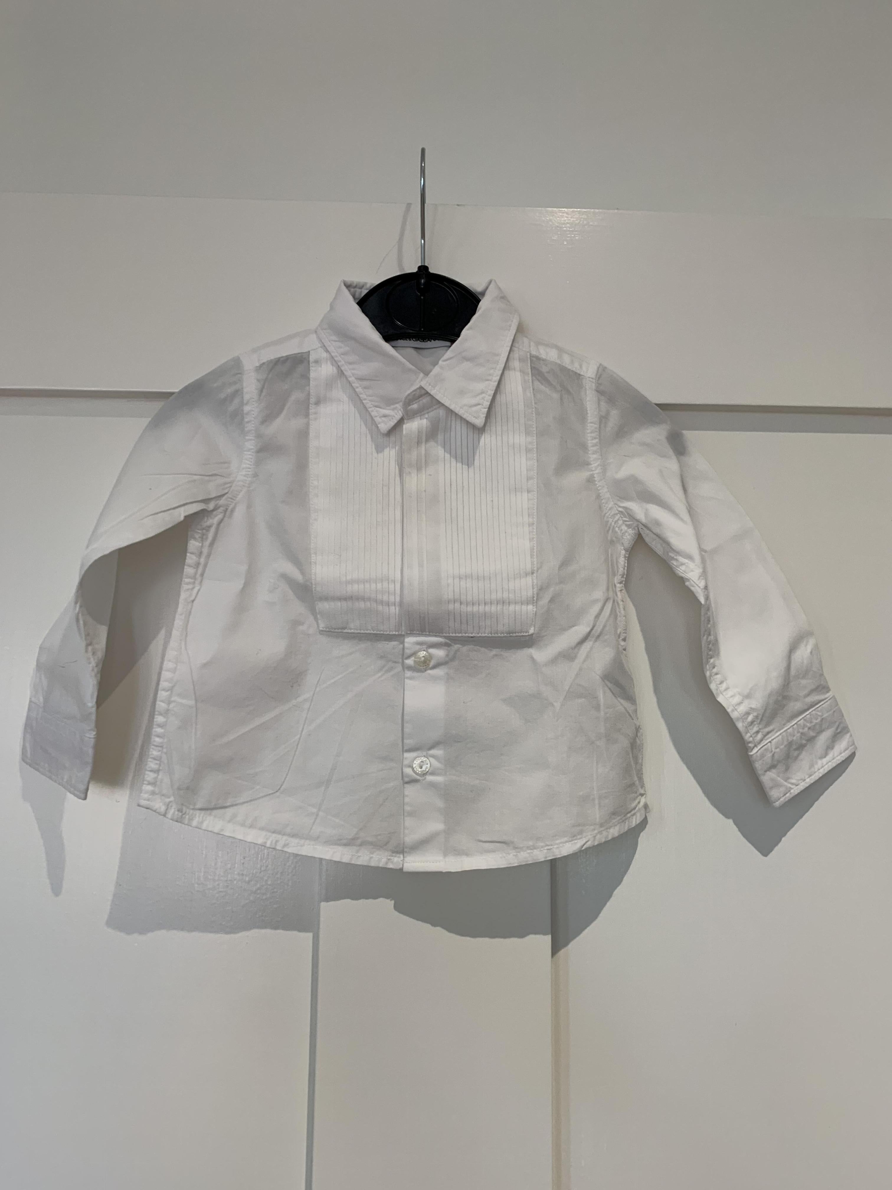 Dolce & Gabbana Pleated Boy's Shirt