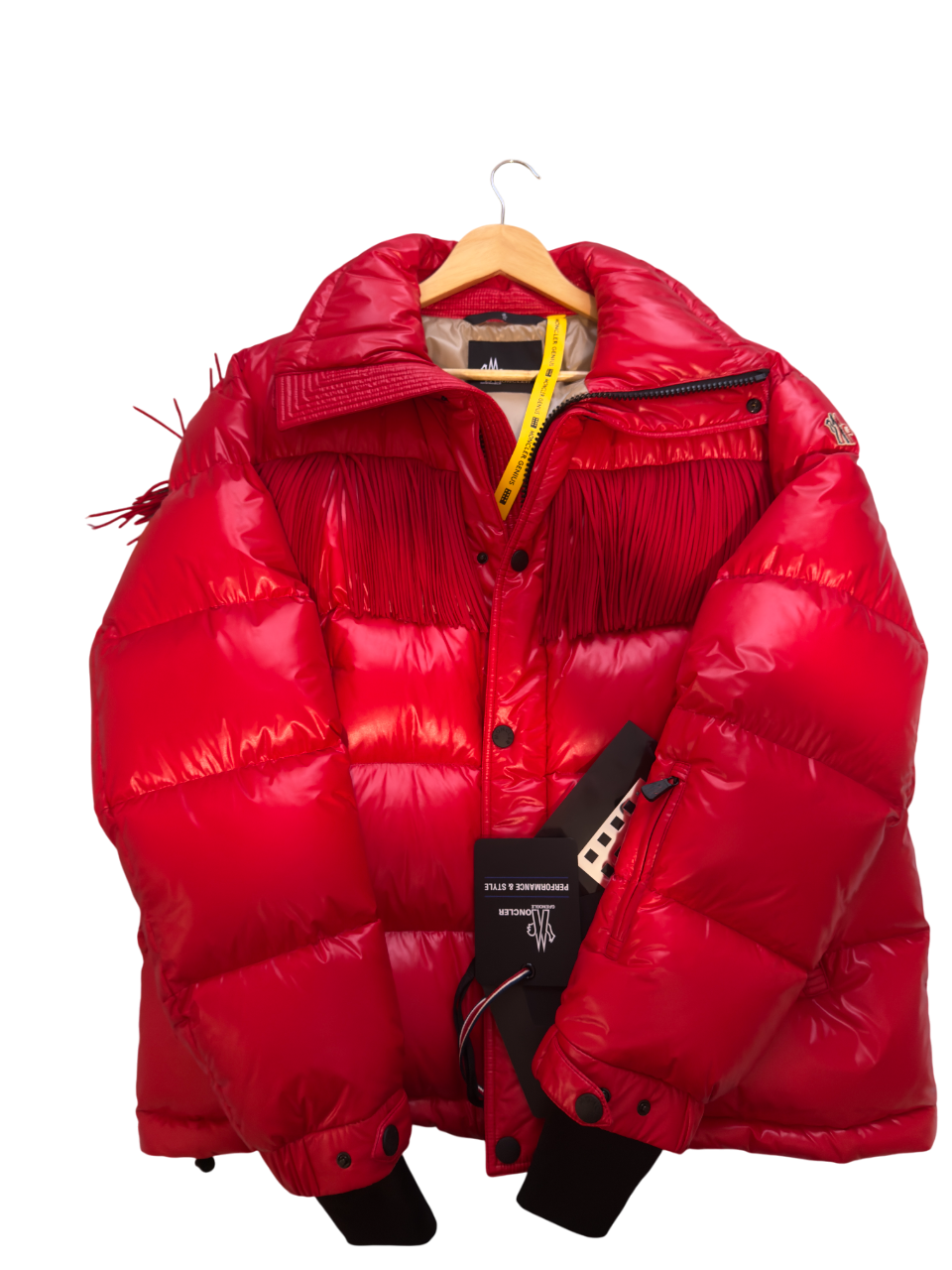 Moncler Red Arlaz Puffer Jacket