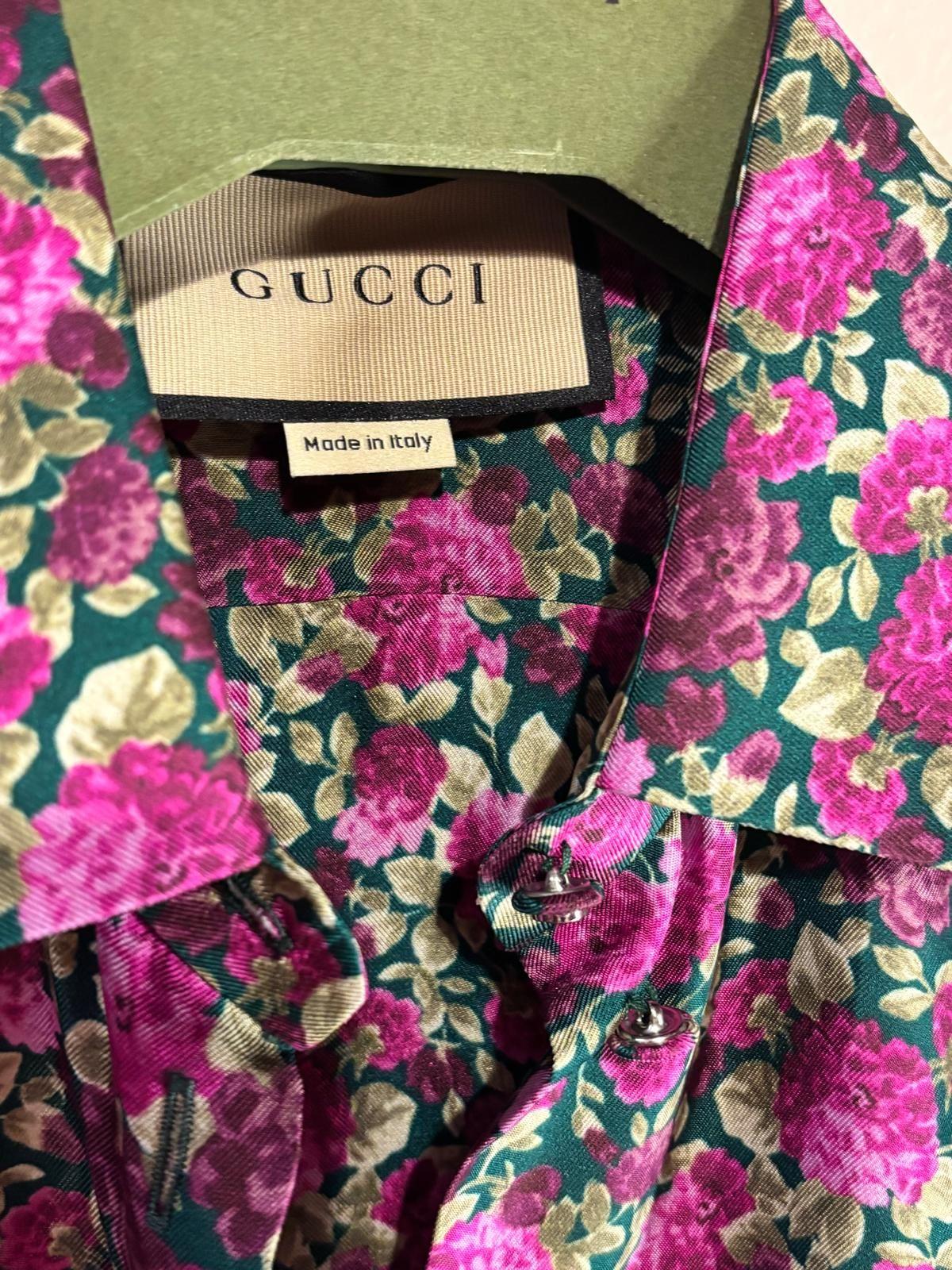 Gucci Floral Silk Shirt