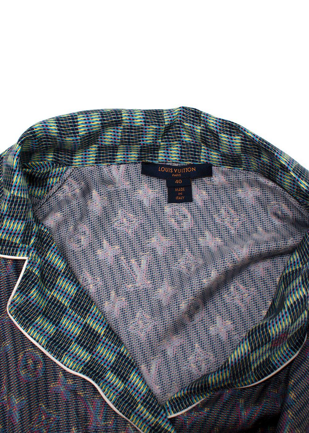Louis Vuitton Multicolor Monogram Patterned Shirt