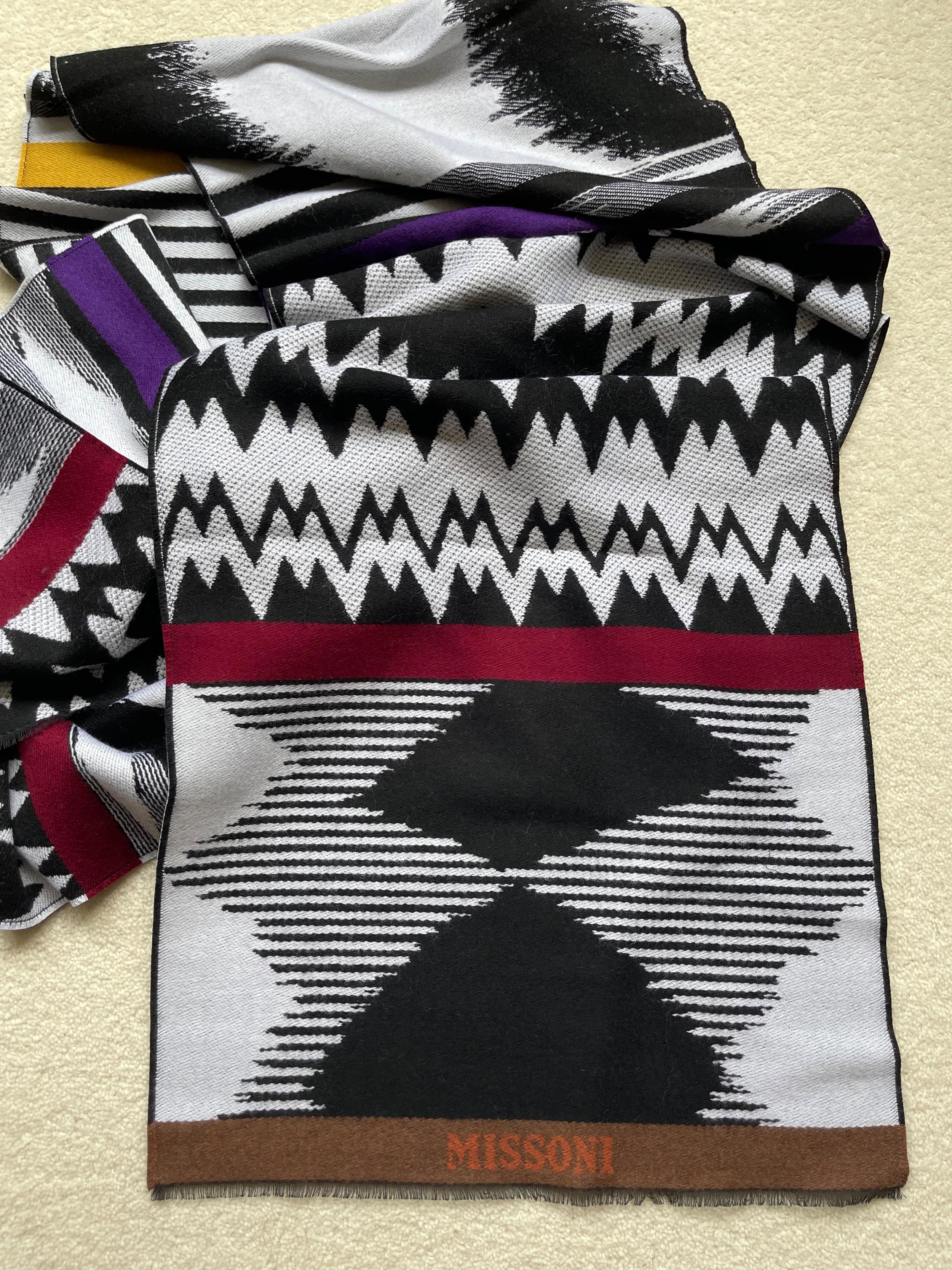 Multicoloured Wool Scarf