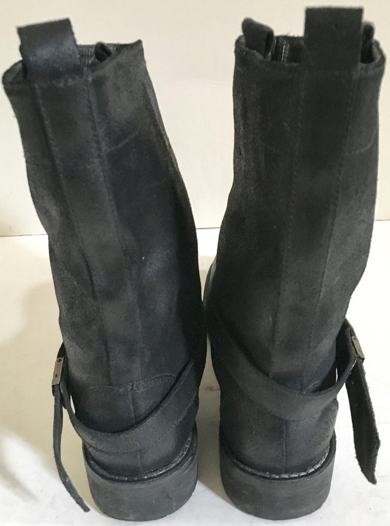 Neil Barrett black mens leather boots