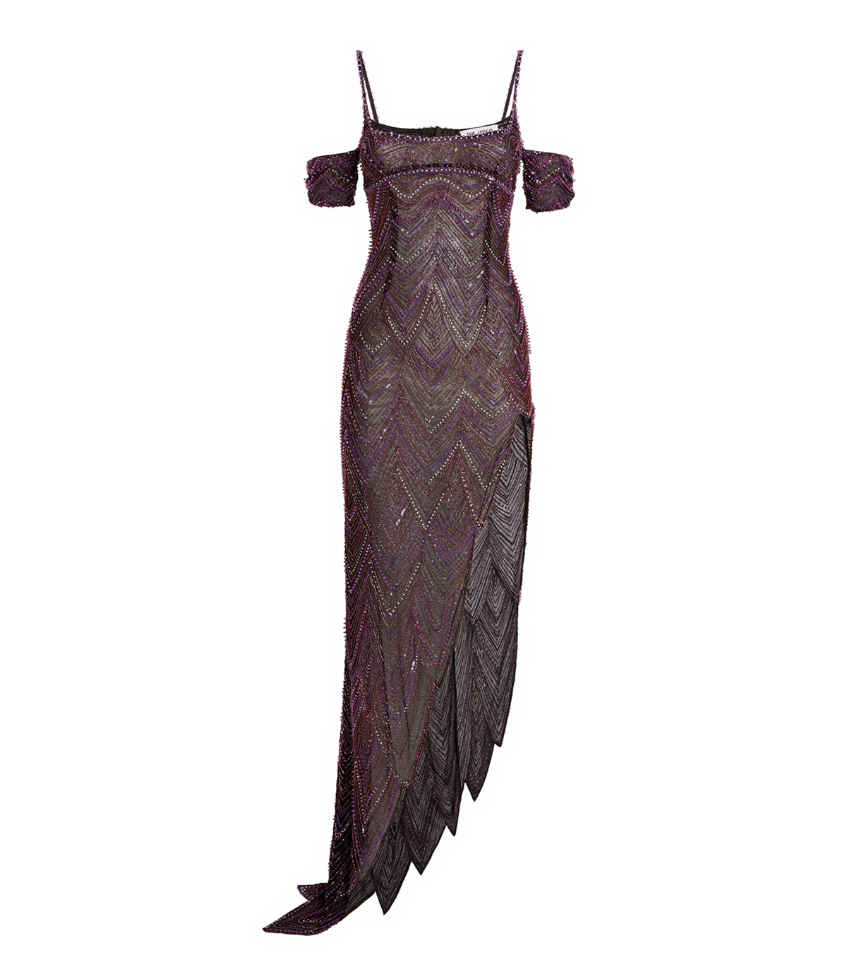 Embellished Tulle Gown
