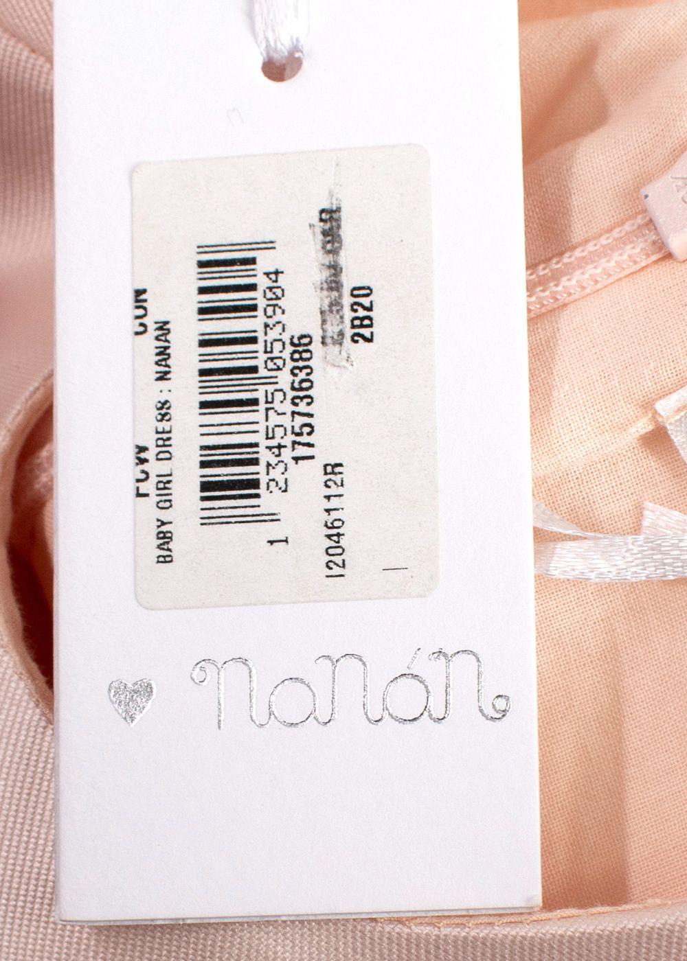 Nanan Baby Pink Tulle Tiered Dress 12months