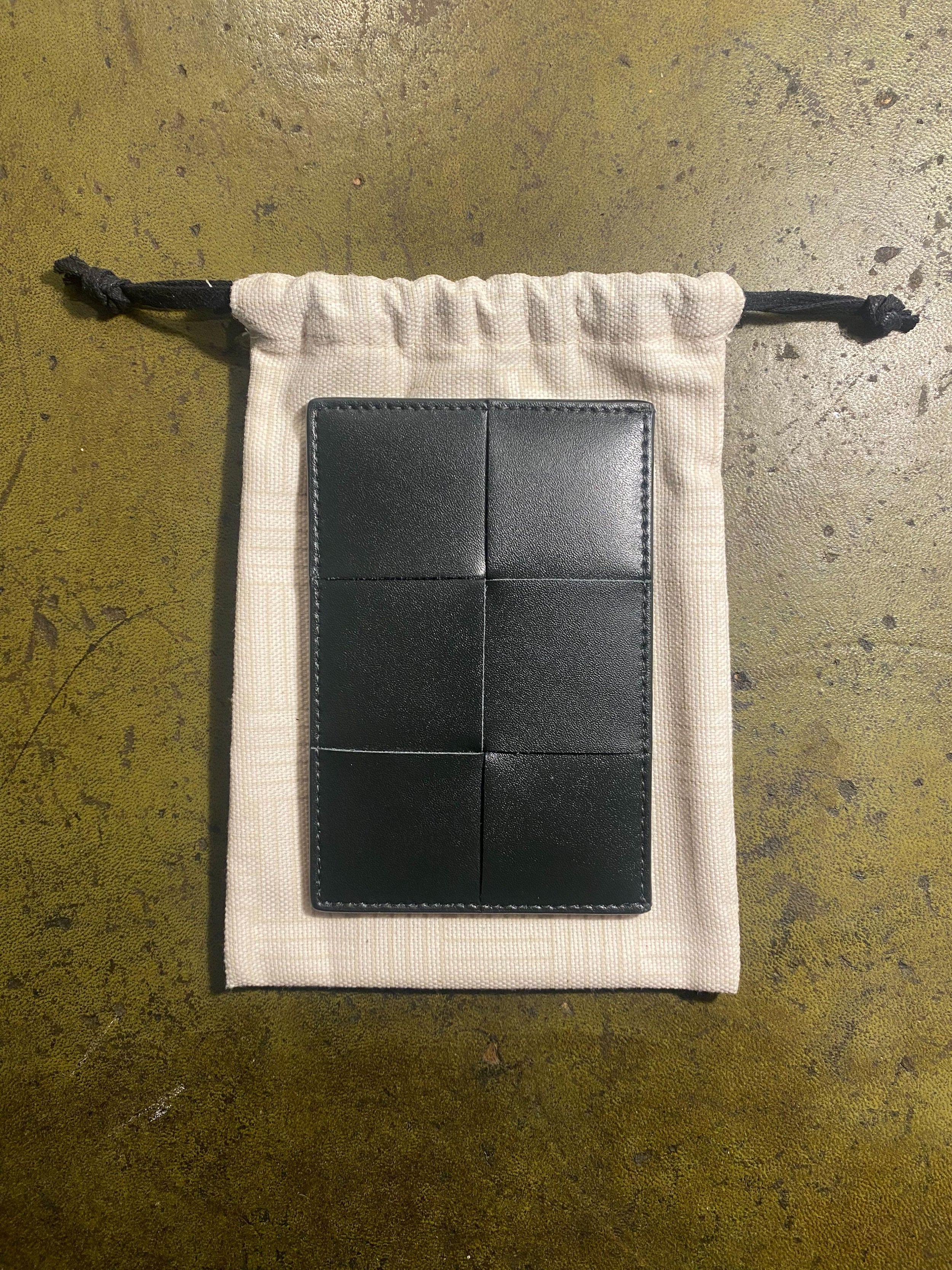 Bottega Veneta Dark Moss Credit Card Holder