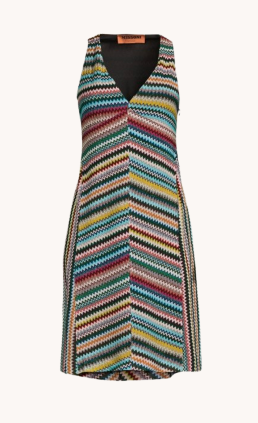 Missoni Multicolour Metallic Mini Dress