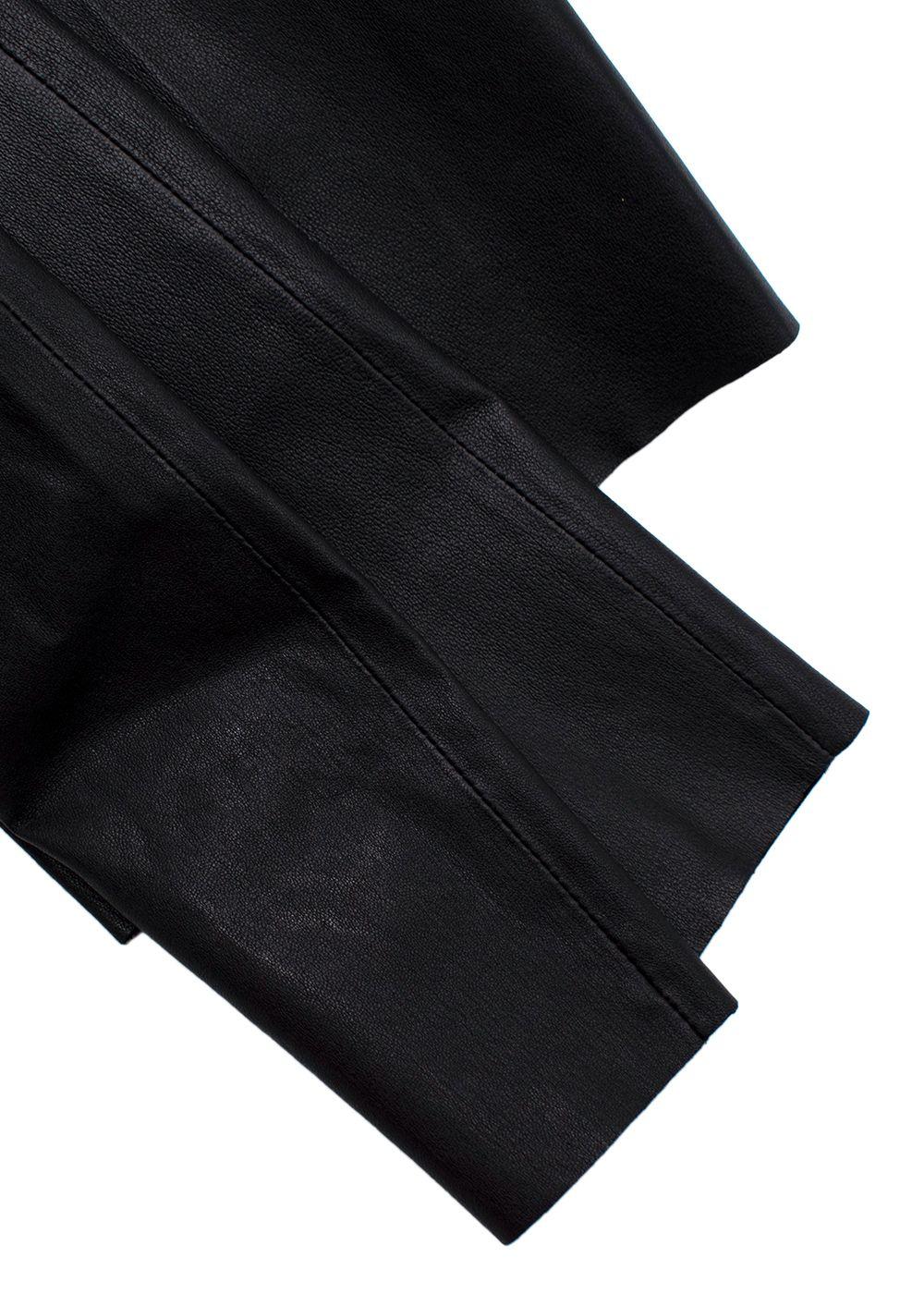 Malene Birger Black Leather Trousers