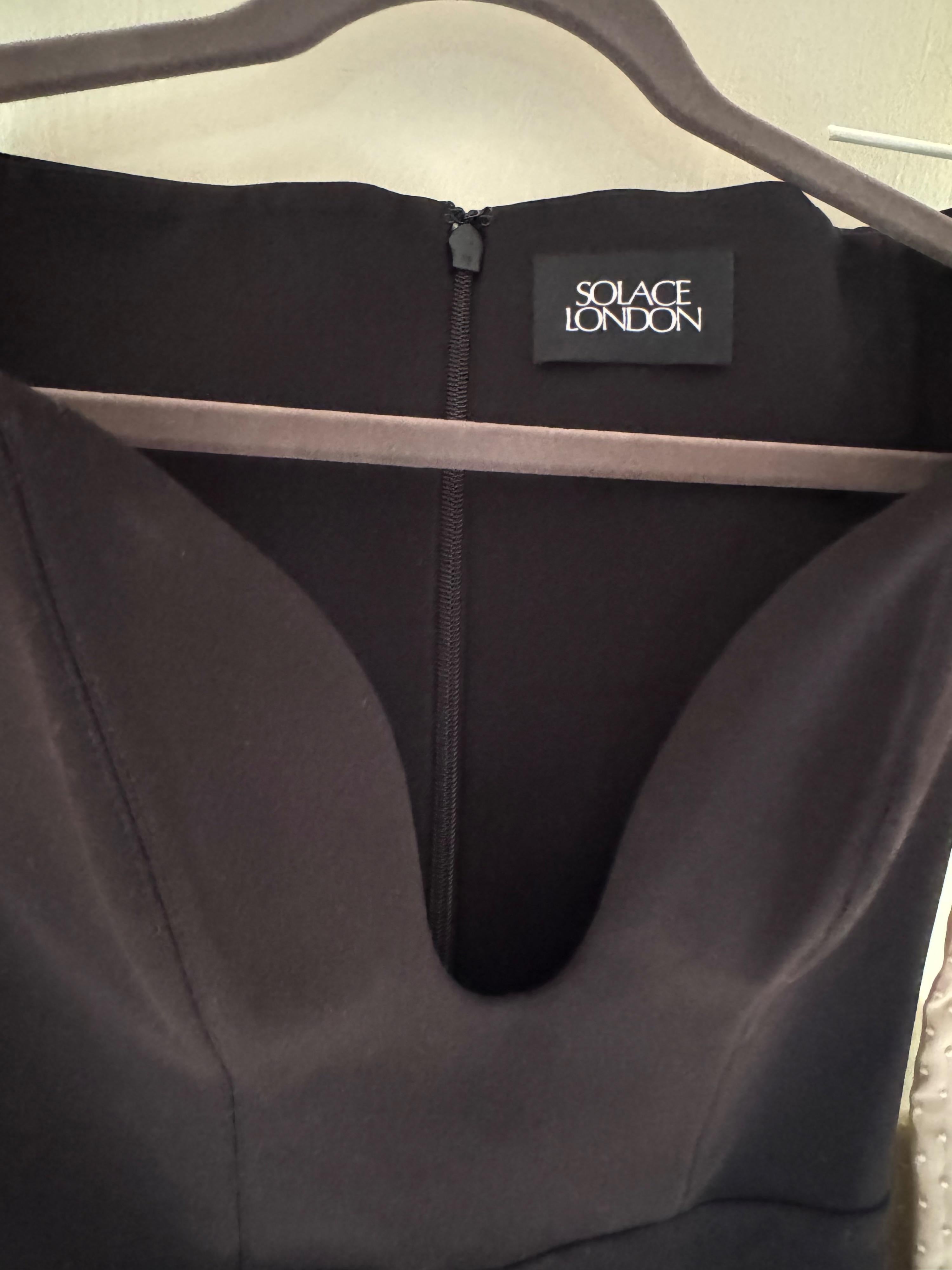 Black Off-The-Shoulder Stretch Mini Dress