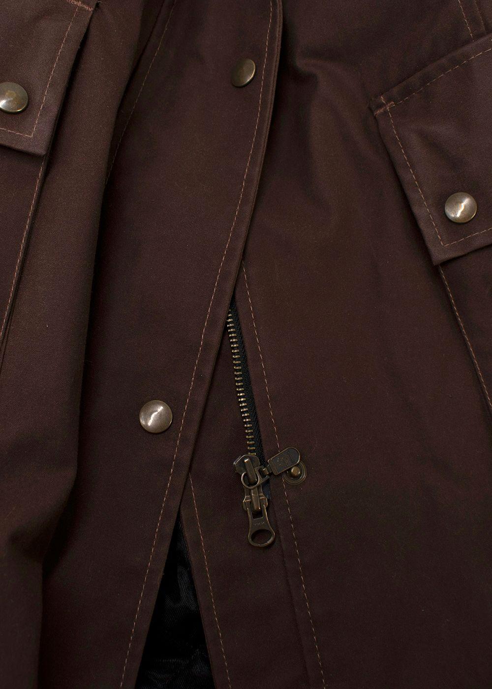 Belstaff Weatherproof Hooded Brown Coat