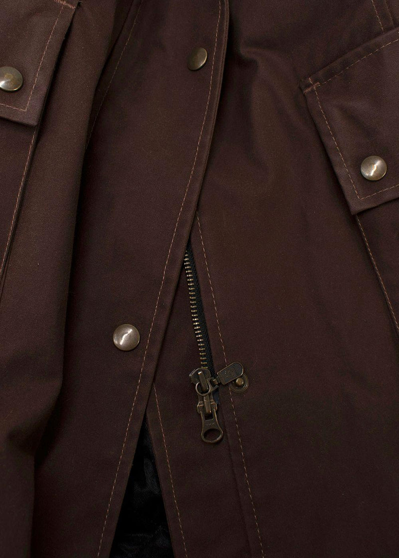 Belstaff Weatherproof Hooded Brown Coat