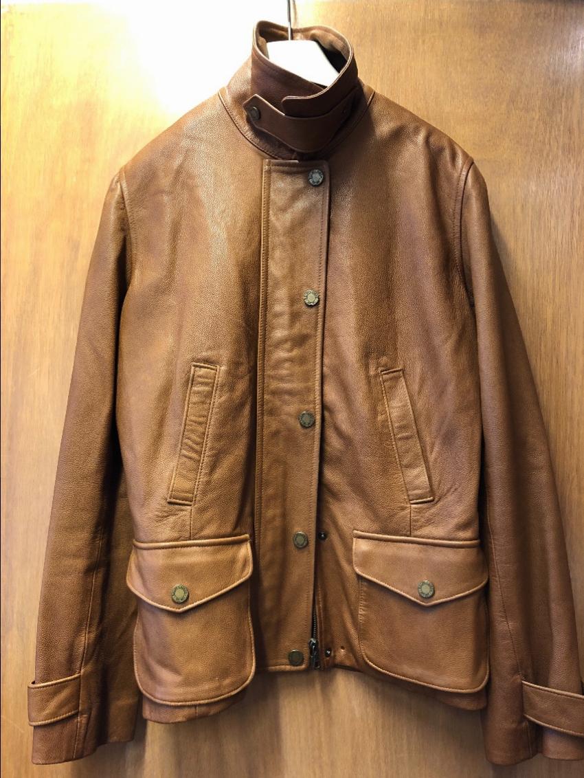 Ralph Lauren Tan Leather jacket