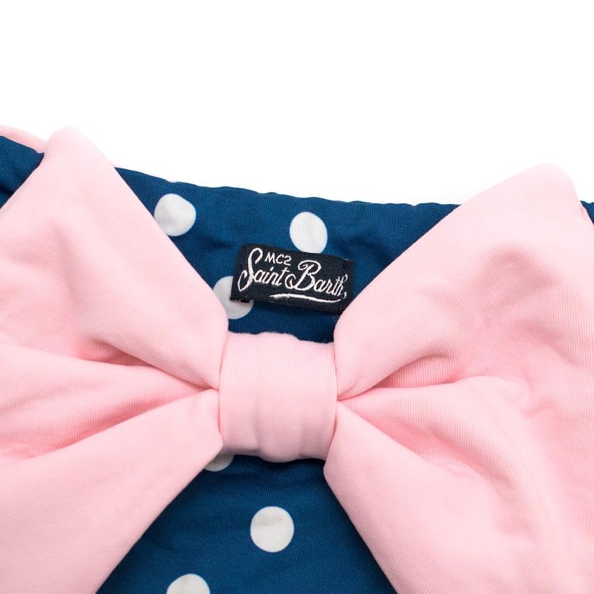 MC2 Saint Bath Girls 4Y Polka dot Bow Bikini Bottom