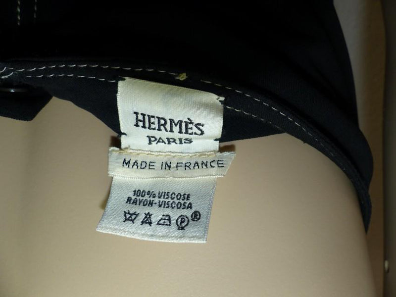 Hermes Black O-Ring Halterneck Evening Dress
