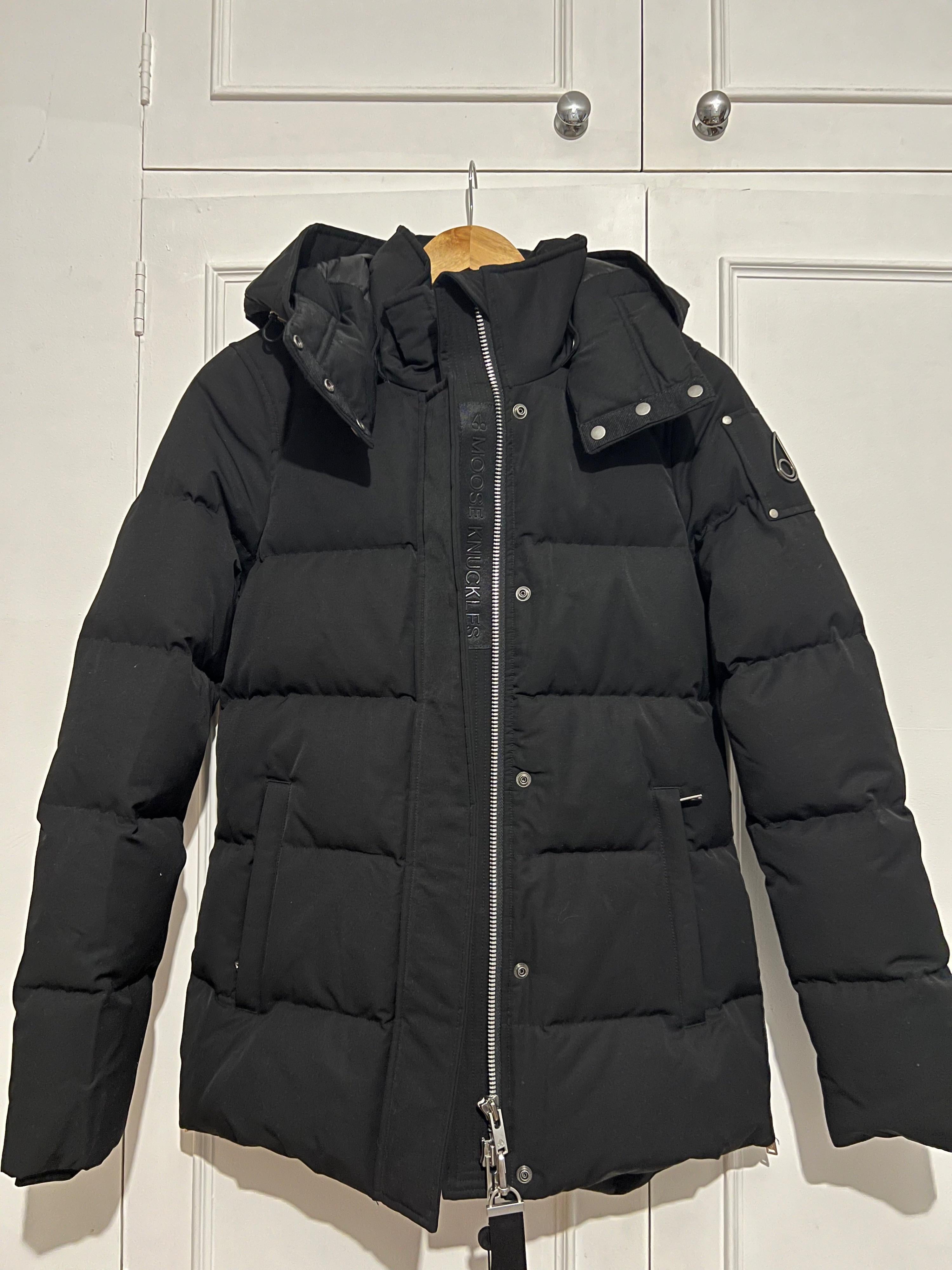 Moose Knuckles Black Mistaya 3Q Puffer Coat