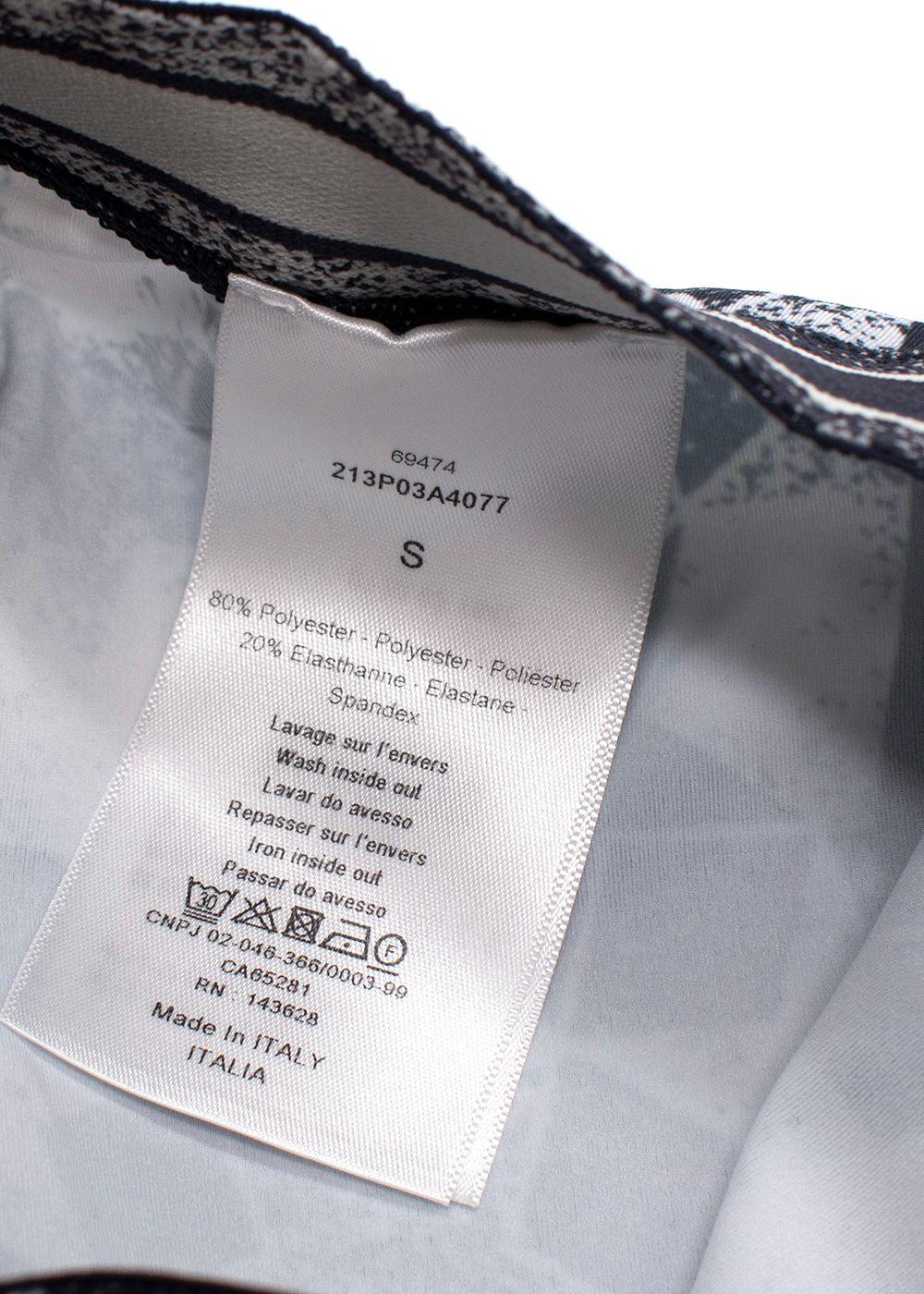 Christian Dior Navy 'Lucky Star' Printed Leggings