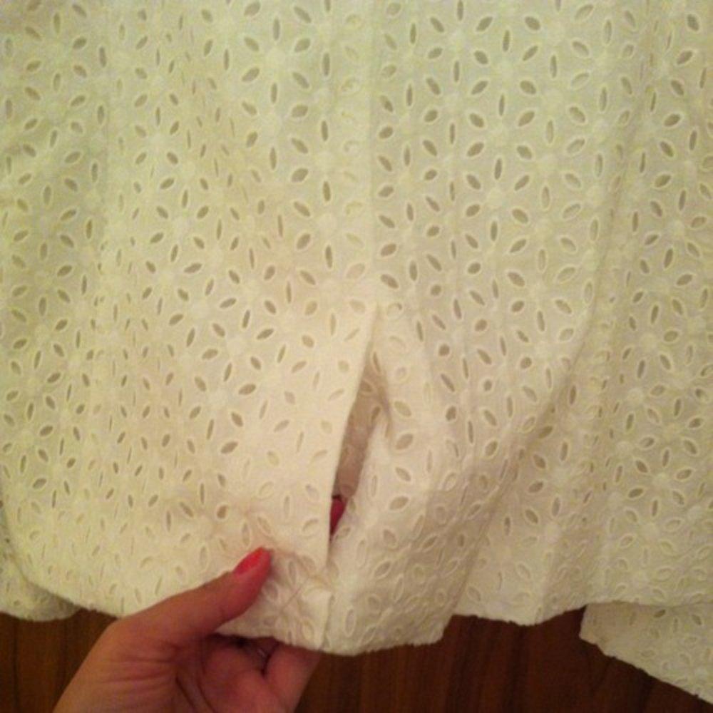 J Crew Broderie Anglaise White Blazer