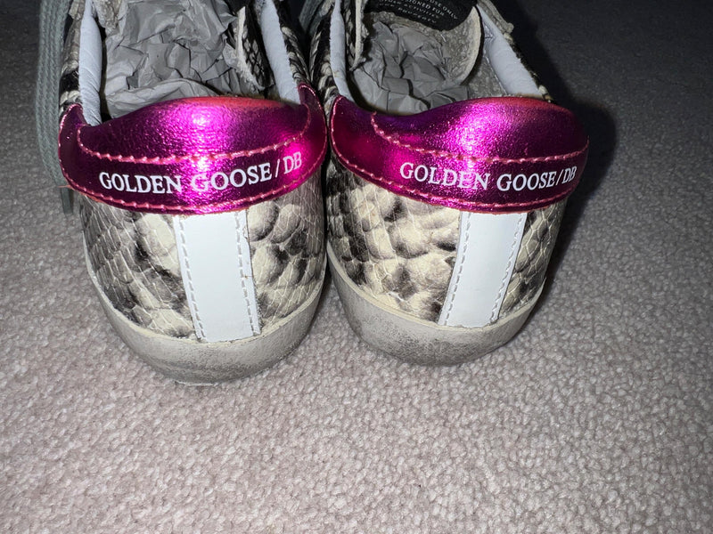Python Printed Superstar Sneakers