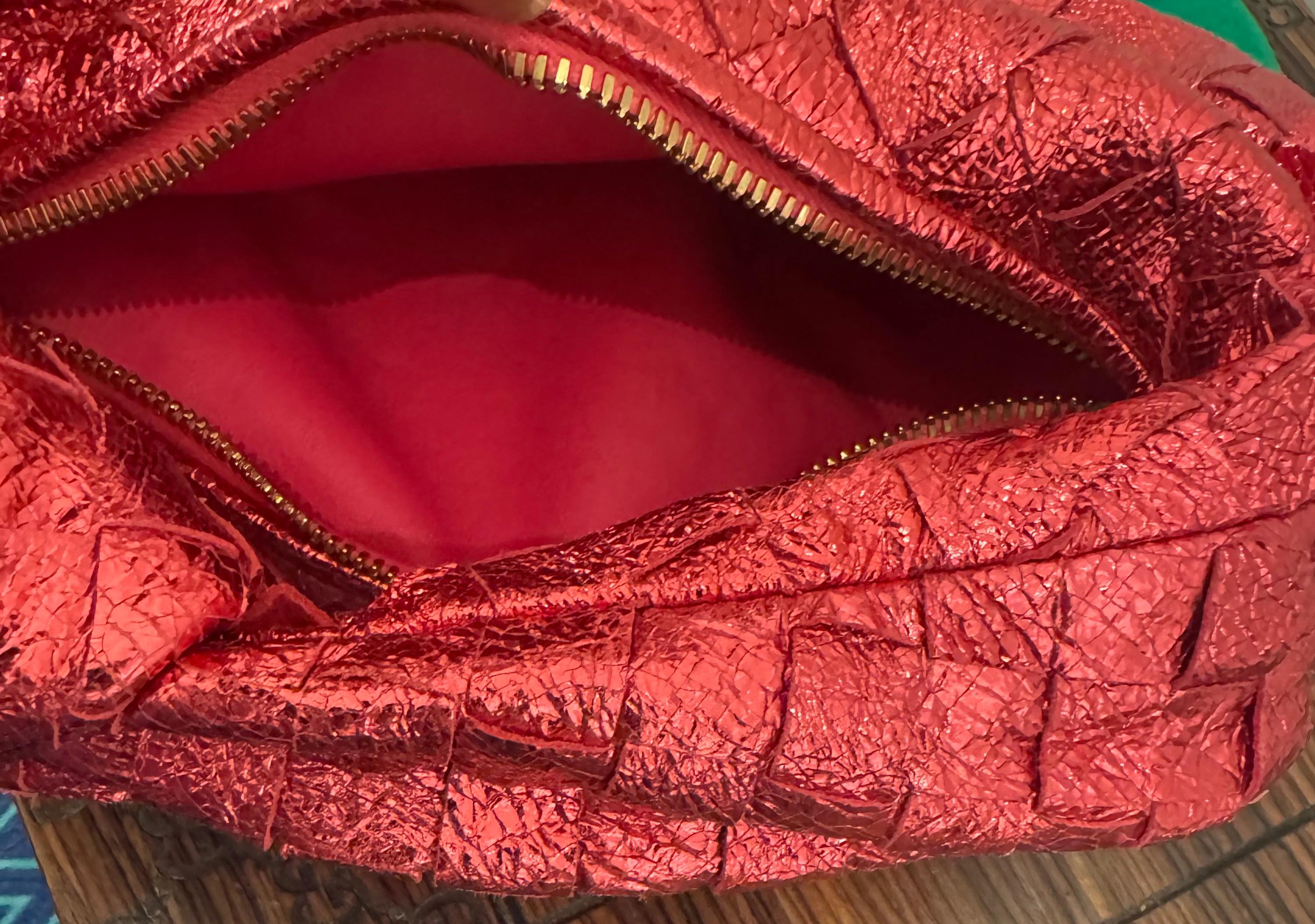 Bottega Veneta Metallic Mini Jodie Bag