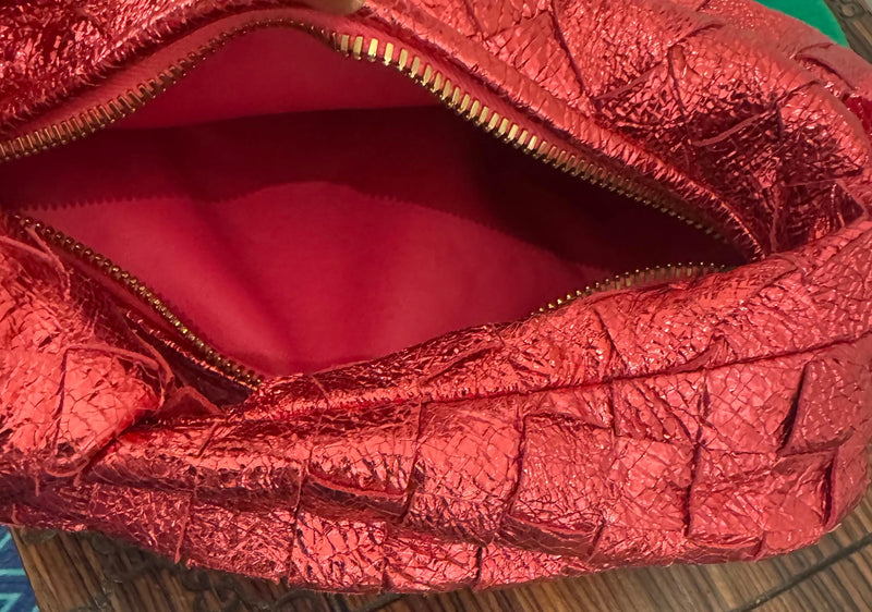 Bottega Veneta Metallic Mini Jodie Bag