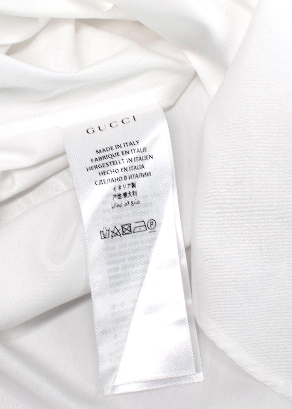 Gucci White Poplin Shirt