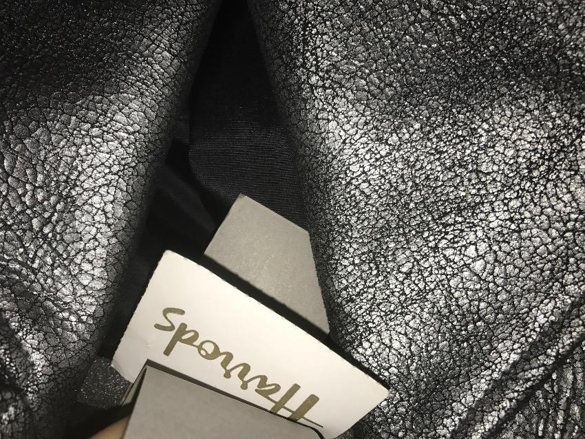 Zoe Jordan Metallic Leather Jacket