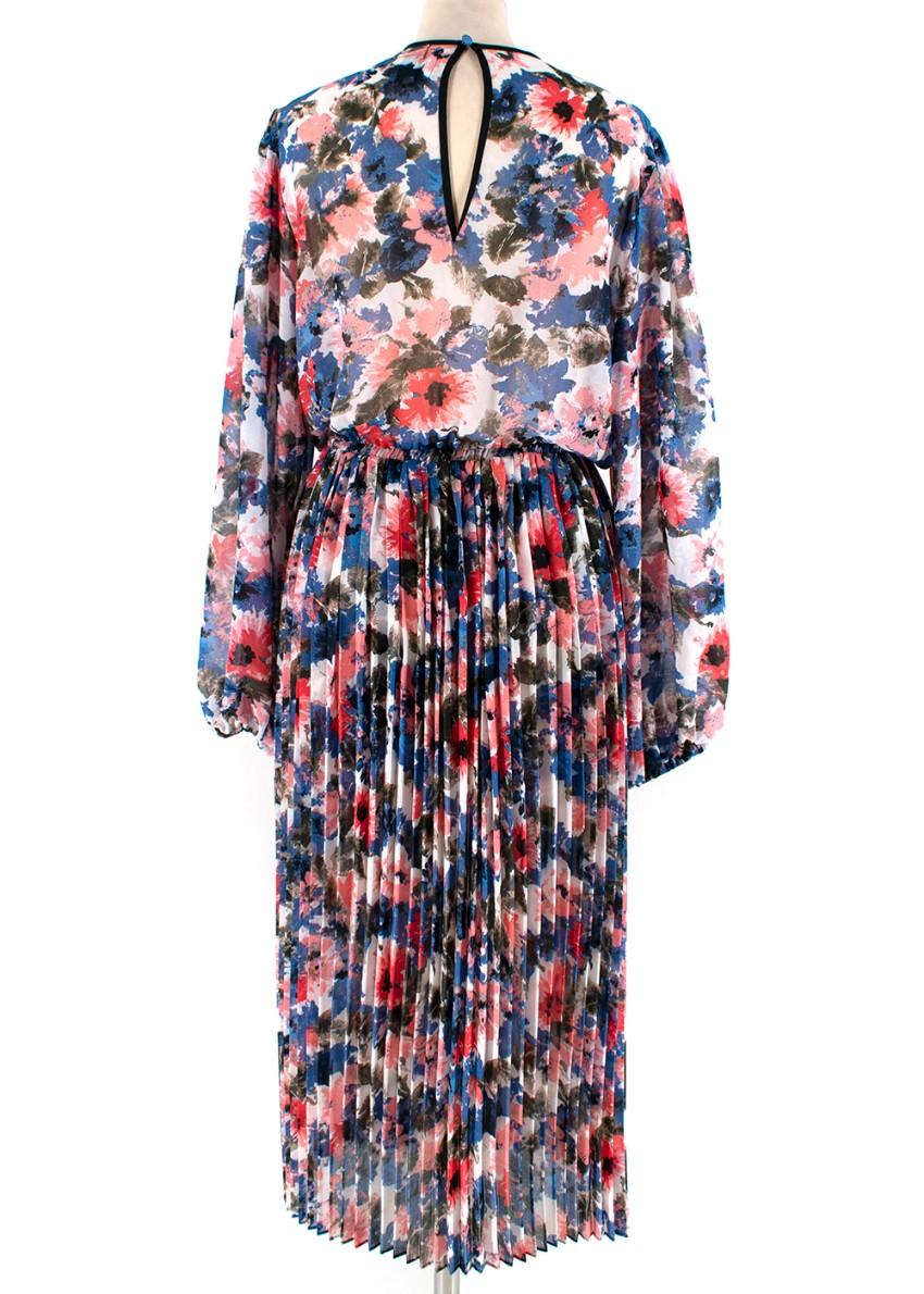 Misa Los Angeles Multi-coloured Floral Pattern Dress