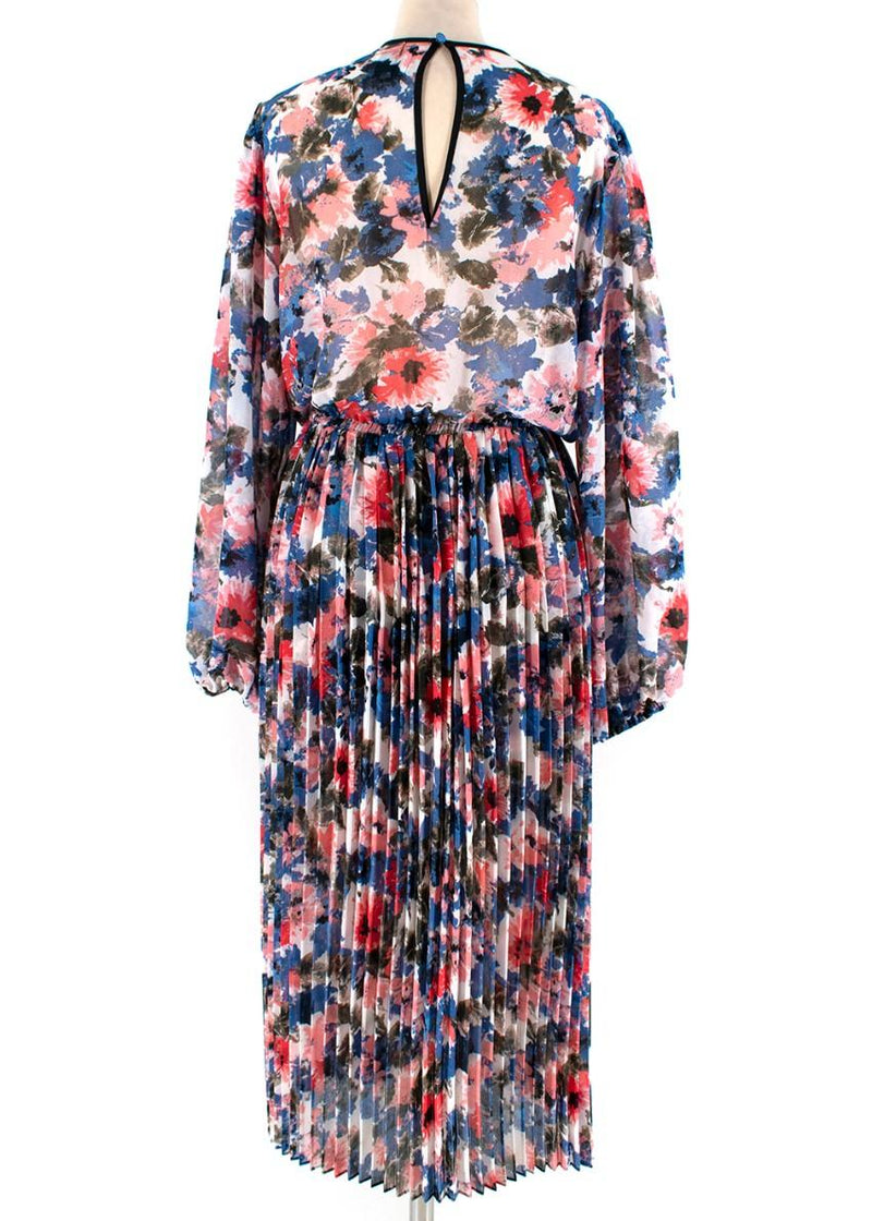 Misa Los Angeles Multi-coloured Floral Pattern Dress