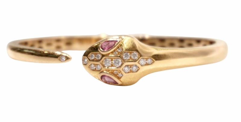 Bvlgari Serpenti Viper Ring in 18k Rose Gold