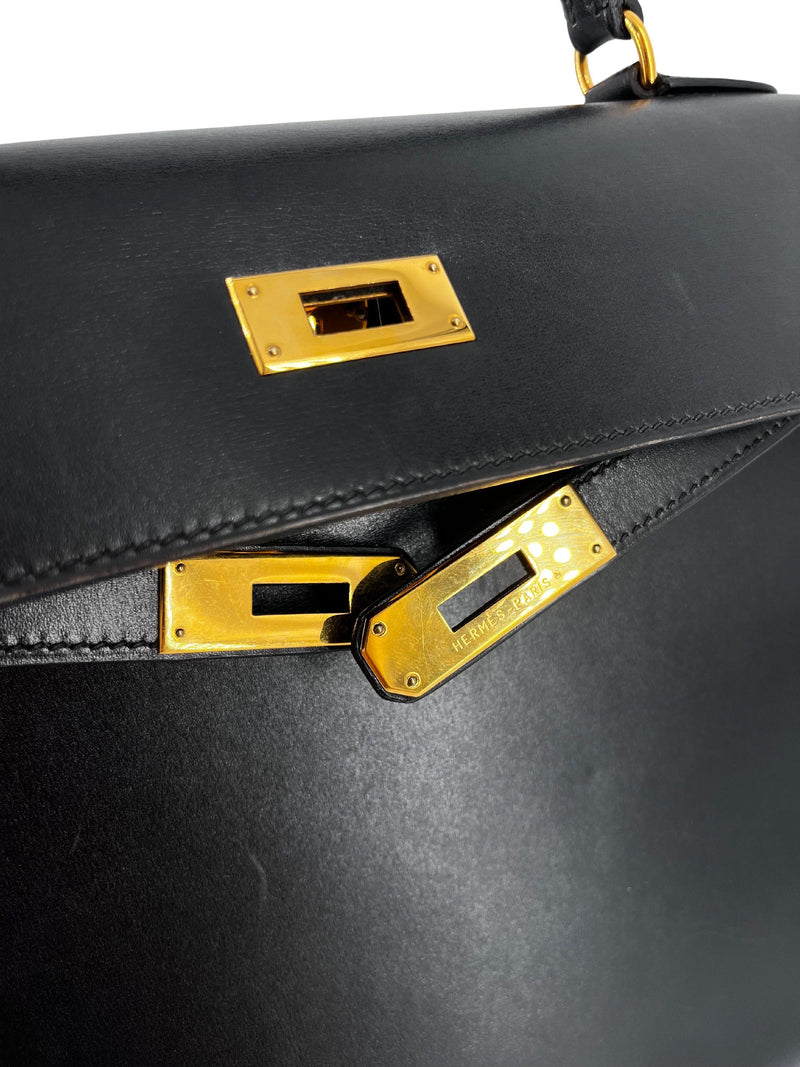 Hermès Black Kelly 32