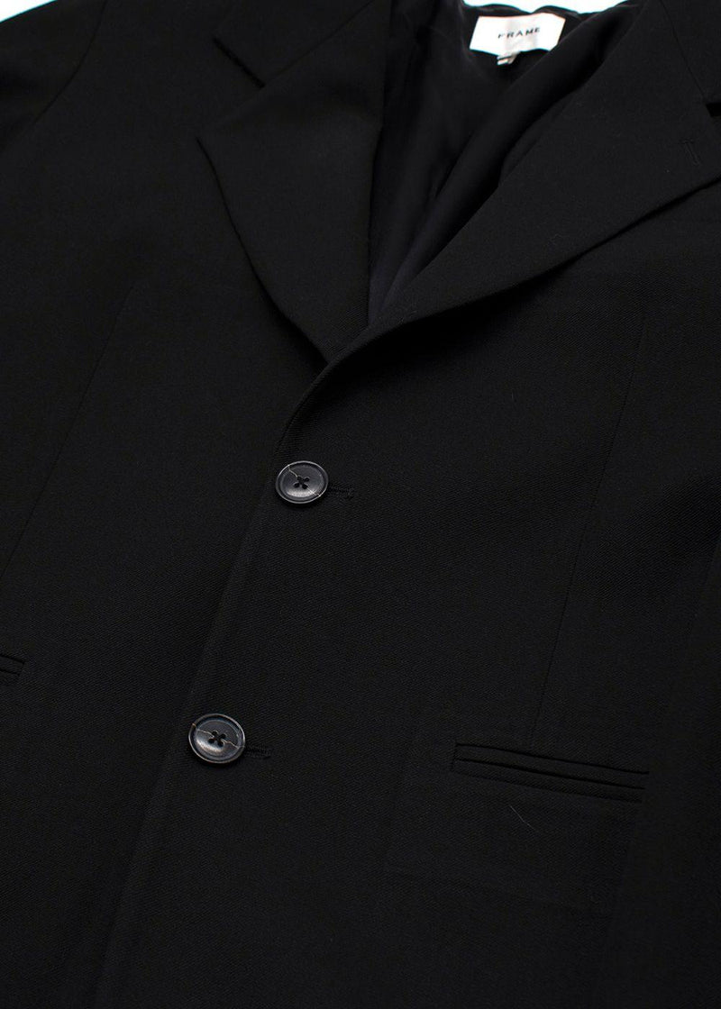 Frame Black Single Breasted Blazer