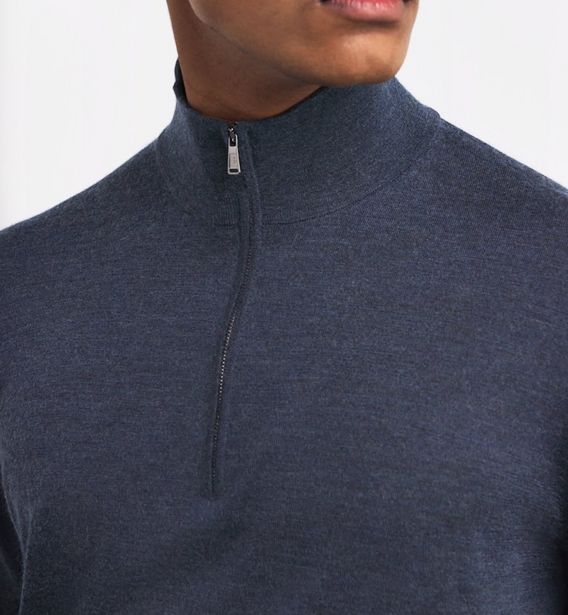 Fioroni Cashmere Cashmere Quarter-Zip Sweater
