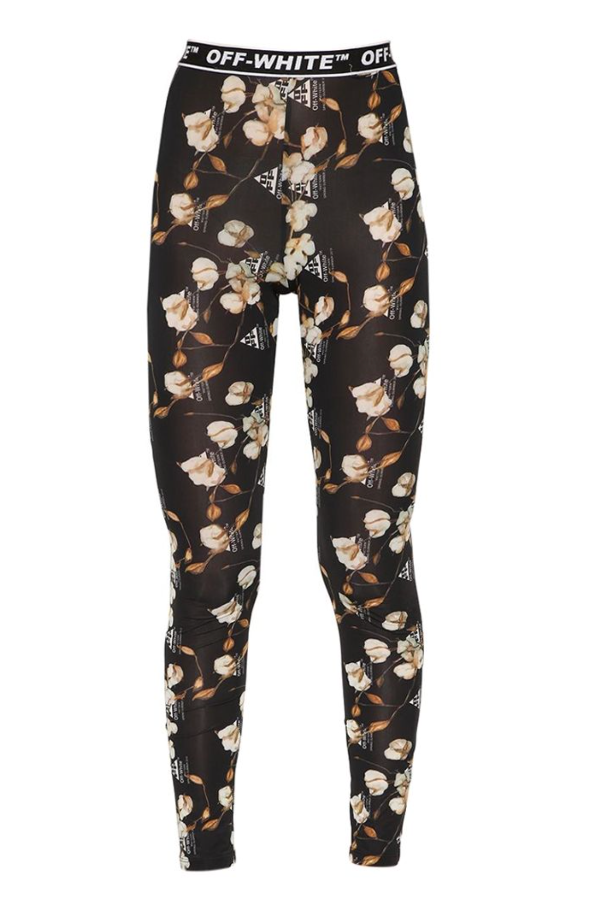 Floral Logo Print Leggings