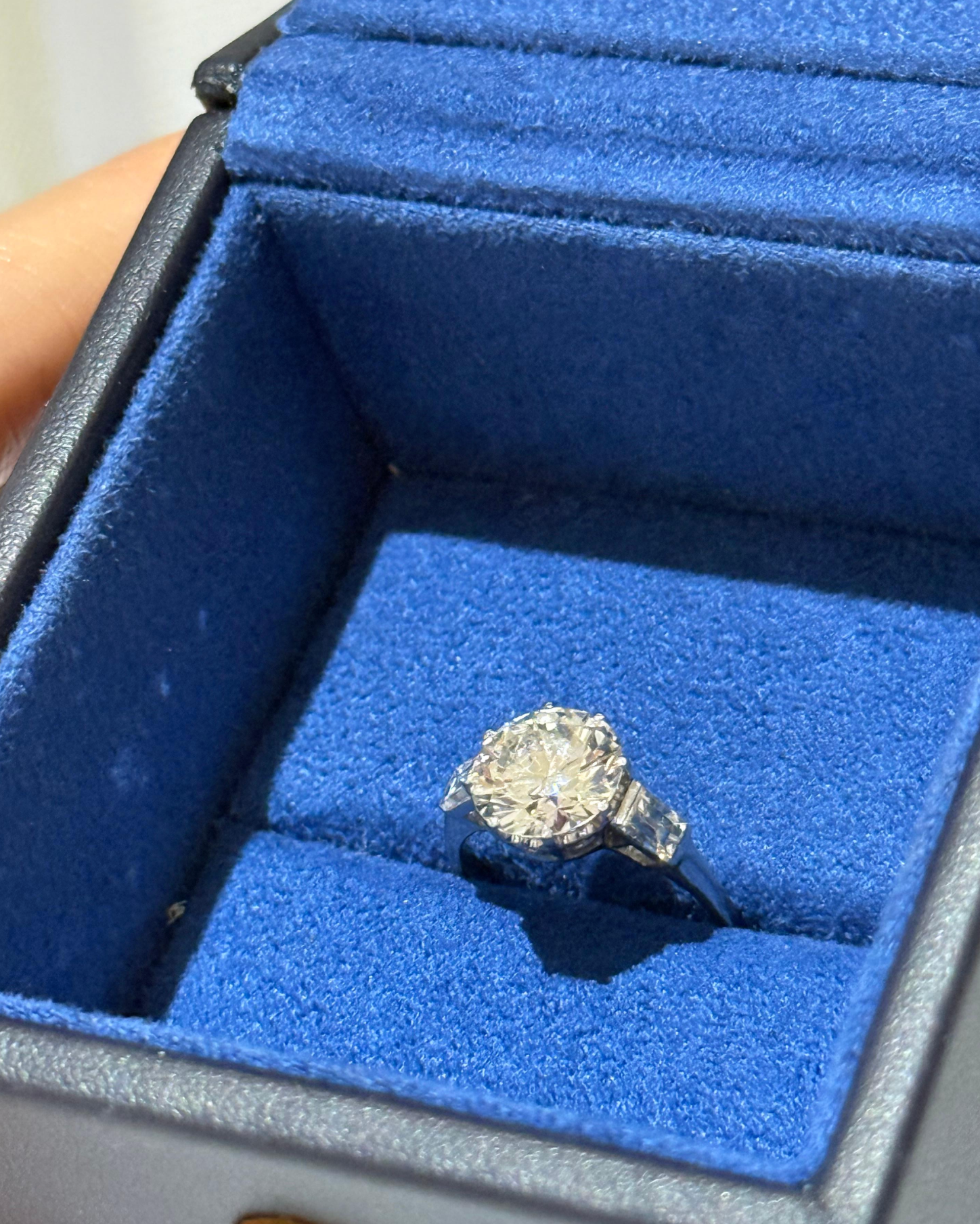 Bespoke 2.4 Carat Fine Diamond Solitaire