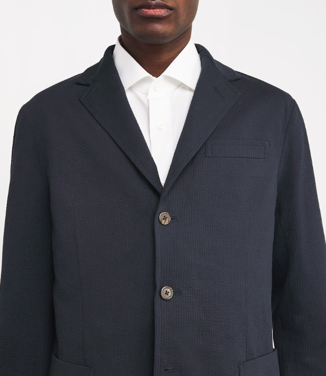 Polo Ralph Lauren Seersucker Modern Knit Soft Blazer
