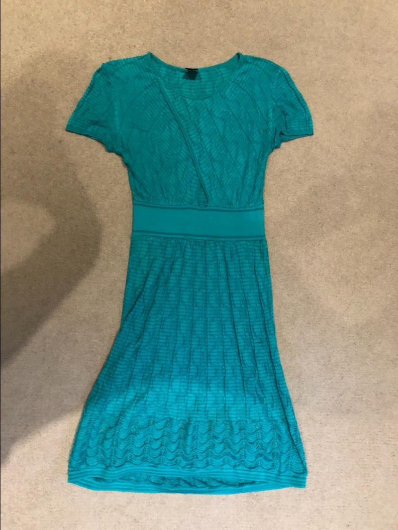M Missoni Turquoise Knit Dress