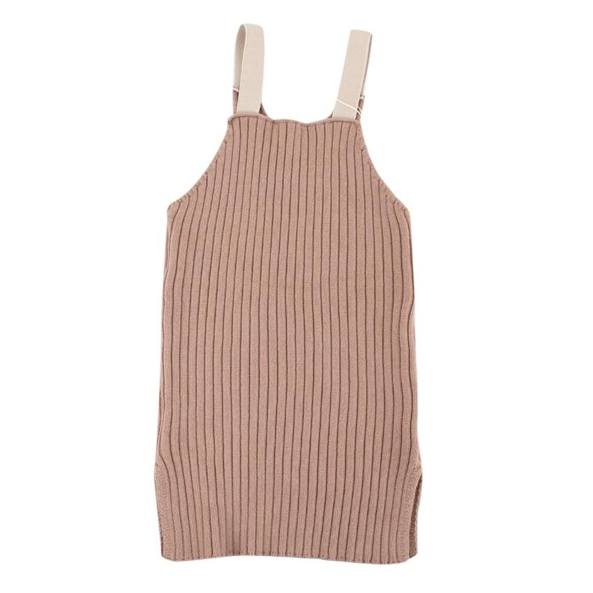 O'ahu Pink Ribbed Knit Tank Dress