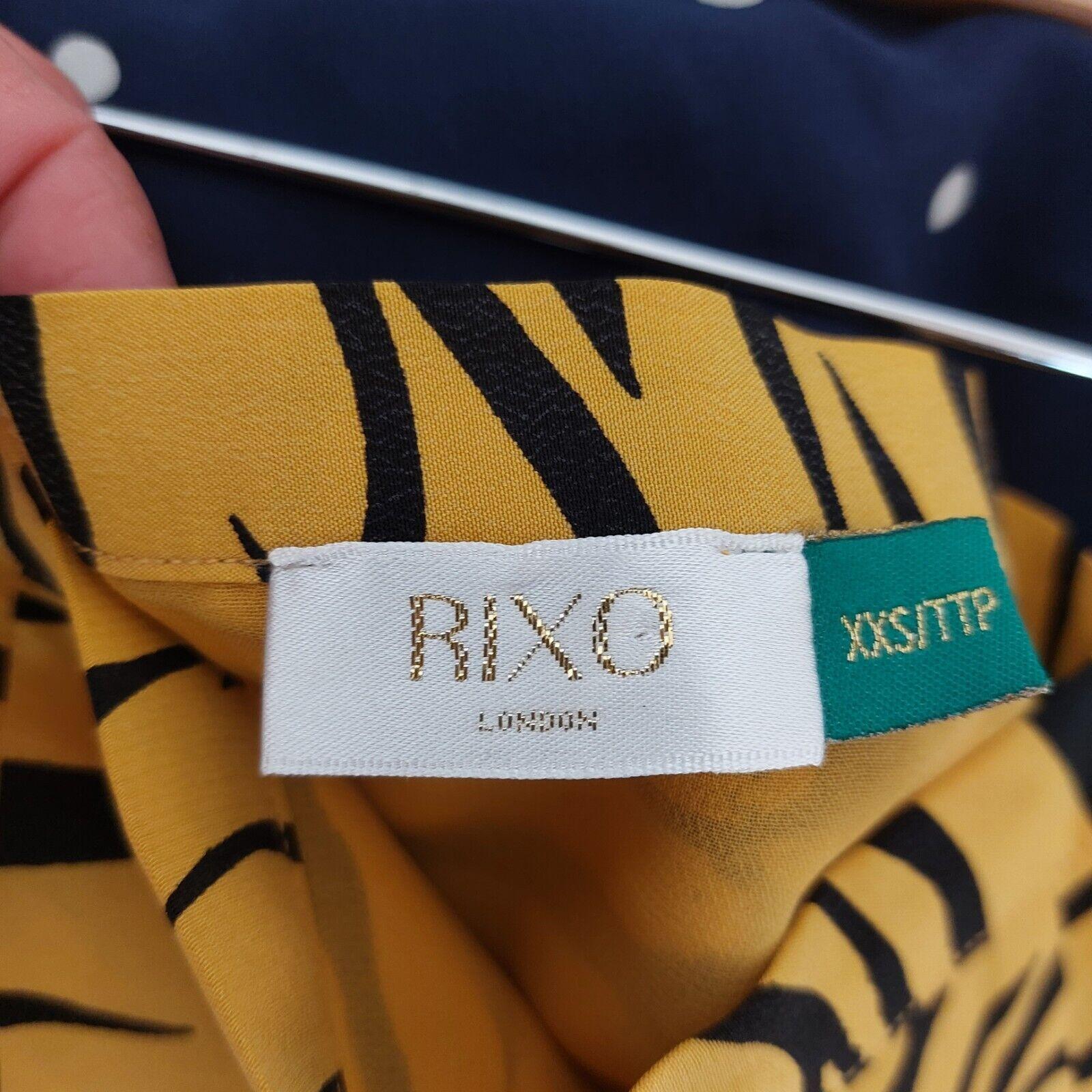 Yellow Tiger Print Rose Skirt