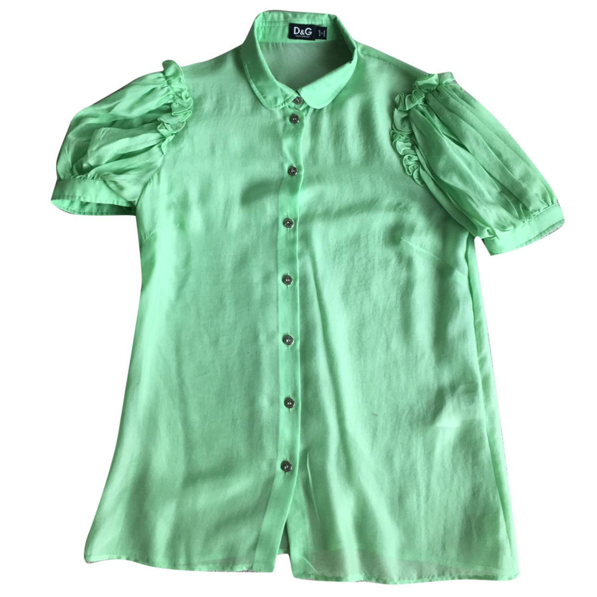 D&G Silk Pastel Short Sleeve Shirt