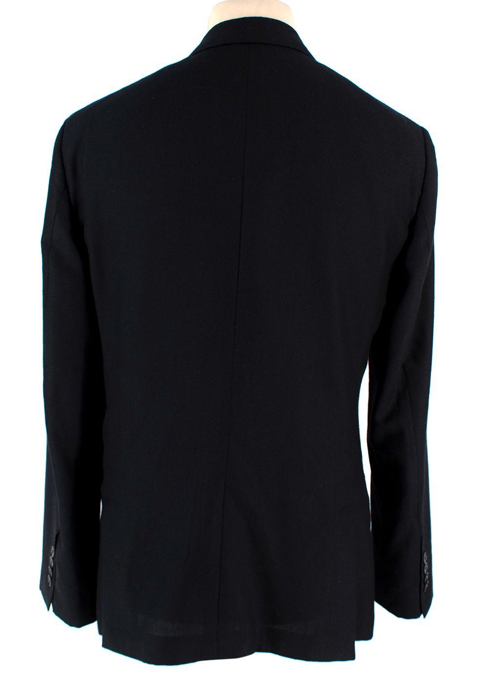 Dolce&Gabbana Black Cashmere Blend Blazer