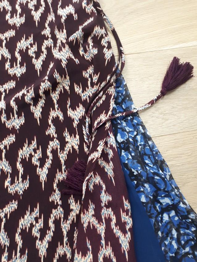 Elizabeth and James Ikat Print Dayne Dress