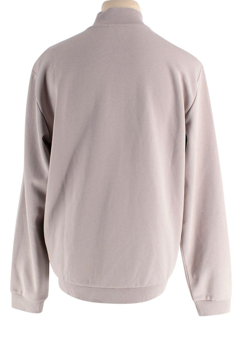 Emporio Armani Beige Zip Up Jacket